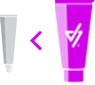 Vtama tube next to generic cream tube